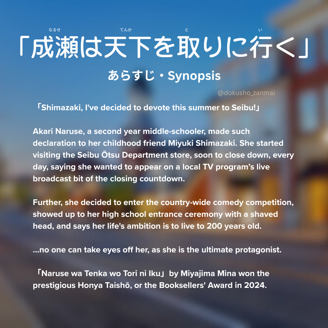 Images with book synopsis and comments in english